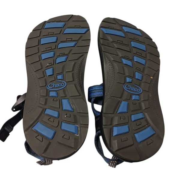 Chaco Z/Cloud sandals big kid size 4 blue and black waterproof hiking - Picture 6 of 8